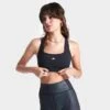 Women's Adidas Powerimpact Training Medium-Support Sports Bra Black/White - HI1287 001 -Fashion General Store HI1287 001 M1