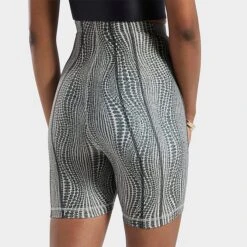 Women's Reebok Cardi B High-Waist Bike Shorts Modern Beige - HM5069 269 -Fashion General Store HM5069 269 M4