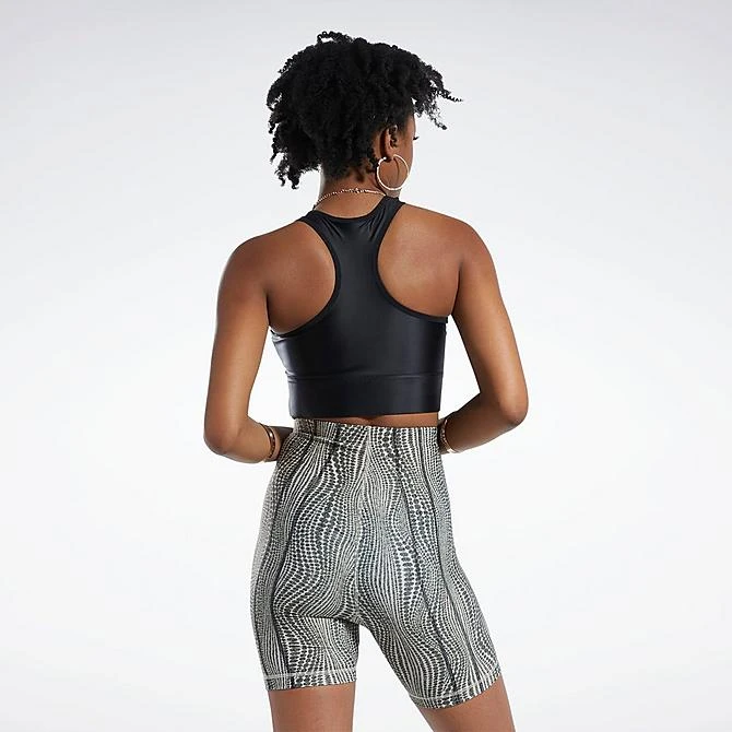 Women's Reebok Cardi B One Shoulder Crop Tank Black - HM5073 001 5 Women's Reebok Cardi B One Shoulder Crop Tank Black - HM5073 001 - Image 3