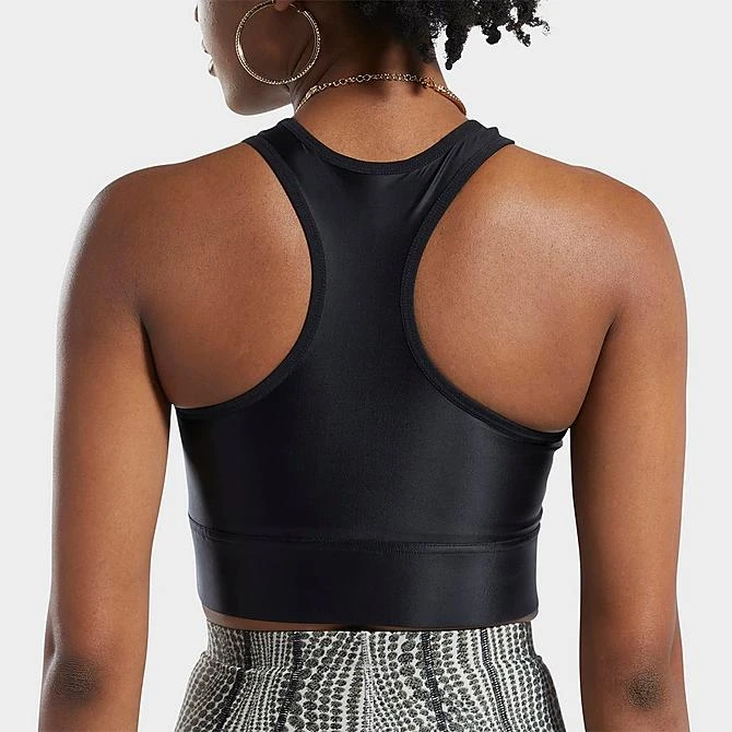 Women's Reebok Cardi B One Shoulder Crop Tank Black - HM5073 001 8 Women's Reebok Cardi B One Shoulder Crop Tank Black - HM5073 001 - Image 6