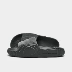 Adidas Originals Adilette 22 Slide Sandals Grey/Grey/Black - HP6522 026