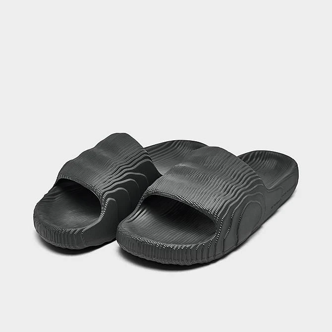 Adidas Originals Adilette 22 Slide Sandals Grey/Grey/Black - HP6522 026 4 Adidas Originals Adilette 22 Slide Sandals Grey/Grey/Black - HP6522 026 - Image 2