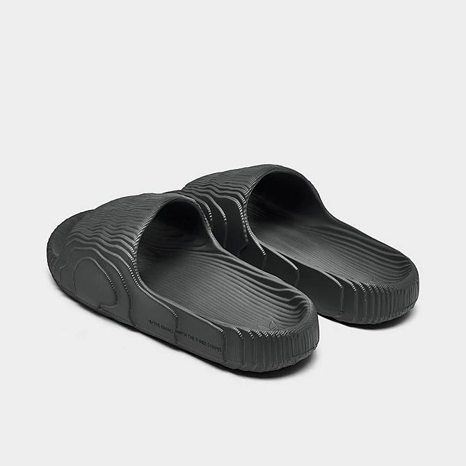 Adidas Originals Adilette 22 Slide Sandals Grey/Grey/Black - HP6522 026 6 Adidas Originals Adilette 22 Slide Sandals Grey/Grey/Black - HP6522 026 - Image 4
