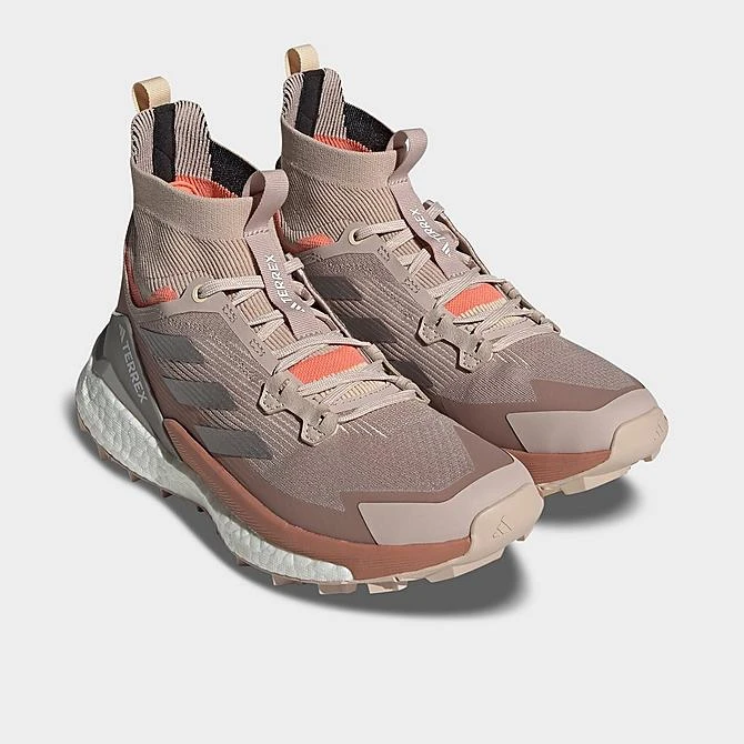 Women's Adidas Terrex Free Hiker Hiking Shoes 2.0 Wonder Taupe/Taupe Metallic/Impact Orange - HP7497 238 4 Women's Adidas Terrex Free Hiker Hiking Shoes 2.0 Wonder Taupe/Taupe Metallic/Impact Orange - HP7497 238 - Image 2