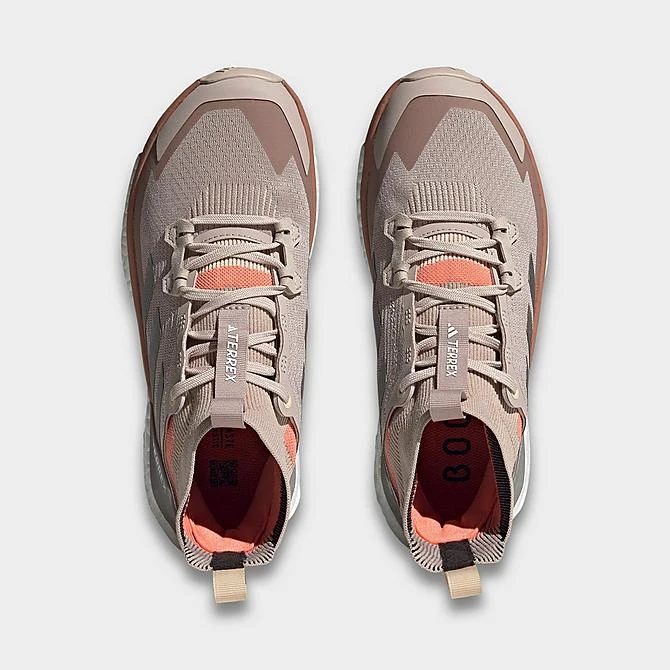 Women's Adidas Terrex Free Hiker Hiking Shoes 2.0 Wonder Taupe/Taupe Metallic/Impact Orange - HP7497 238 7 Women's Adidas Terrex Free Hiker Hiking Shoes 2.0 Wonder Taupe/Taupe Metallic/Impact Orange - HP7497 238 - Image 5