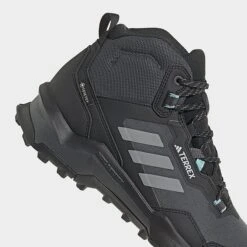 Women's Adidas Terrex AX4 Mid GORE-TEX Hiking Shoes Black/Grey/Mint Ton - HQ1049 001 -Fashion General Store HQ1049 001 P3