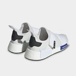 Women's Adidas Originals NMD_R1 Slip-On Casual Shoes White/Lucid Blue/Core Black - HQ4245 100 -Fashion General Store HQ4245 100 P4