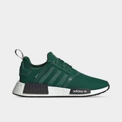 Women's Adidas Originals NMD_R1 Casual Shoes Dark Green/Black/White - HQ4280 302