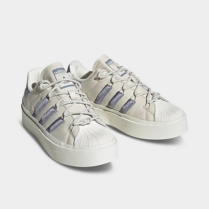 Women's Adidas Originals Superstar Bonega Platform Casual Shoes Alumina/Silver Violet/Off White - HQ4284 273 4 Women's Adidas Originals Superstar Bonega Platform Casual Shoes Alumina/Silver Violet/Off White - HQ4284 273 - Image 2