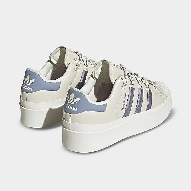 Women's Adidas Originals Superstar Bonega Platform Casual Shoes Alumina/Silver Violet/Off White - HQ4284 273 6 Women's Adidas Originals Superstar Bonega Platform Casual Shoes Alumina/Silver Violet/Off White - HQ4284 273 - Image 4