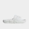 Adidas Originals Adilette 22 Slide Sandals Crystal White/Crystal White/Black - HQ4672 100 -Fashion General Store HQ4672 100 P1