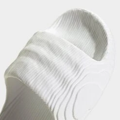 Adidas Originals Adilette 22 Slide Sandals Crystal White/Crystal White/Black - HQ4672 100 -Fashion General Store HQ4672 100 P3