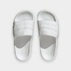 Adidas Originals Adilette 22 Slide Sandals Crystal White/Crystal White/Black - HQ4672 100 -Fashion General Store HQ4672 100 P5
