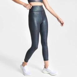 Women's Adidas Optime Shine 7/8 Track Tights Black - HR2912 001 -Fashion General Store HR2912 001 M3