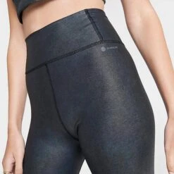 Women's Adidas Optime Shine 7/8 Track Tights Black - HR2912 001 -Fashion General Store HR2912 001 M5