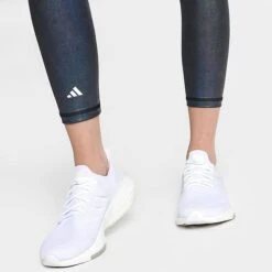 Women's Adidas Optime Shine 7/8 Track Tights Black - HR2912 001 -Fashion General Store HR2912 001 M6