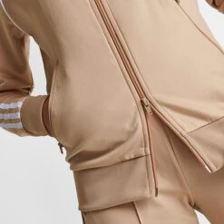 Women's Adidas Originals 3-Stripes Primeblue Track Jacket Magic Beige - HS6765 250 -Fashion General Store HS6765 250 M6