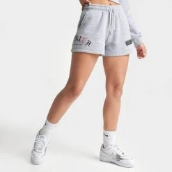 Women's Hoodrich Calor Shorts Heather Grey - HW0244 063