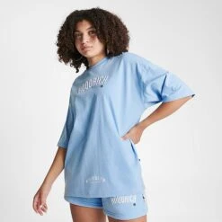 Women's Hoodrich Calor Boyfriend T-Shirt Placid Blue - HW0250 040 10 Women's Hoodrich Calor Boyfriend T-Shirt Placid Blue - HW0250 040 -Fashion General Store HW0250 040 M3