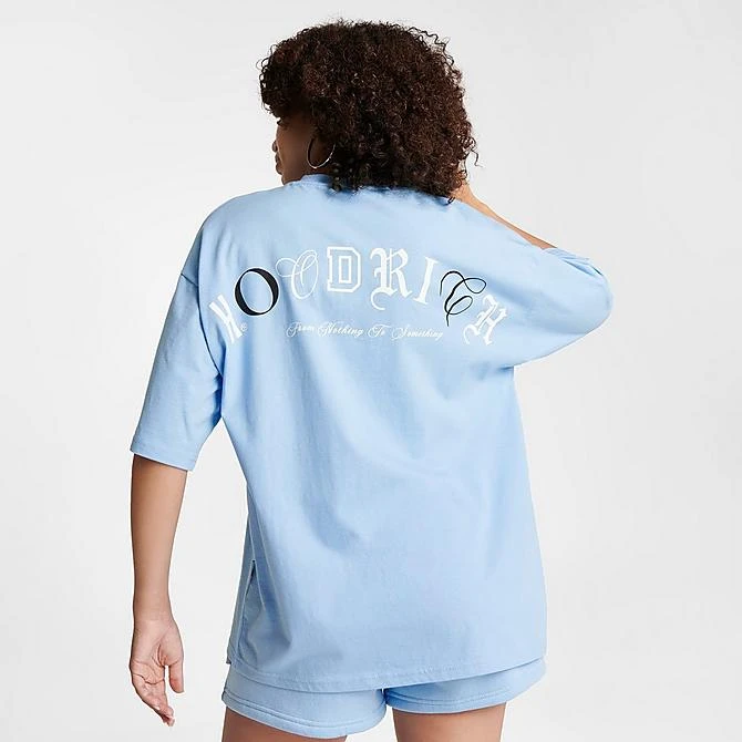 Women's Hoodrich Calor Boyfriend T-Shirt Placid Blue - HW0250 040 6 Women's Hoodrich Calor Boyfriend T-Shirt Placid Blue - HW0250 040 - Image 4