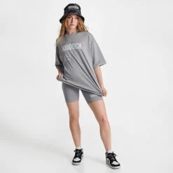 Women's Hoodrich Frenzy T-Shirt Grey - HW0527 020 9 Women's Hoodrich Frenzy T-Shirt Grey - HW0527 020 -Fashion General Store HW0527 020 M2