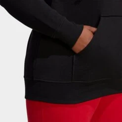 Women's Adidas Originals Adicolor Essentials Regular Hoodie (Plus Size) Black - IA6424 001 -Fashion General Store IA6424 001 M5