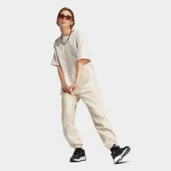 Women's Adidas Originals Essentials Fleece Joggers Wonder White - IA6436 100 -Fashion General Store IA6436 100 M3