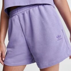 Women's Adidas Originals Adicolor Essentials French Terry Shorts Magic Lilac - IA6449 518 -Fashion General Store IA6449 518 M5