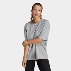 Women's Adidas Originals Adicolor Essentials T-Shirt Medium Grey Heather - IA6466 035