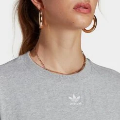 Women's Adidas Originals Adicolor Essentials T-Shirt Medium Grey Heather - IA6466 035 -Fashion General Store IA6466 035 M4
