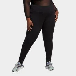 Women's Adidas Originals Adicolor Essentials Tights (Plus Size) Black - IA6469 001