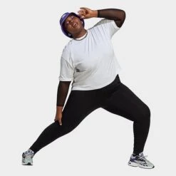 Women's Adidas Originals Adicolor Essentials Tights (Plus Size) Black - IA6469 001 -Fashion General Store IA6469 001 M3