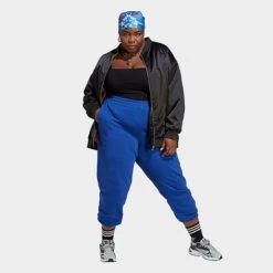 Women's Adidas Originals Essentials Fleece Joggers (Plus Size) Semi Lucid Blue - IA6505 420 -Fashion General Store IA6505 420 M3