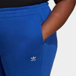 Women's Adidas Originals Essentials Fleece Joggers (Plus Size) Semi Lucid Blue - IA6505 420 -Fashion General Store IA6505 420 M4