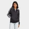 Women's Adidas Originals Adicolor Classic Superstar Track Top Jacket Black - IB5912 001