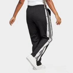 Women's Adidas Originals Adicolor Classics Adibreak Snap Track Pants (Plus SIze) Black - IB7299 001 -Fashion General Store IB7299 001 M3