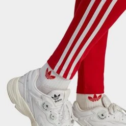 Women's Adidas Originals Adicolor Classics 3-Stripes Leggings Better Scarlet - IB7382 610 -Fashion General Store IB7382 610 M5
