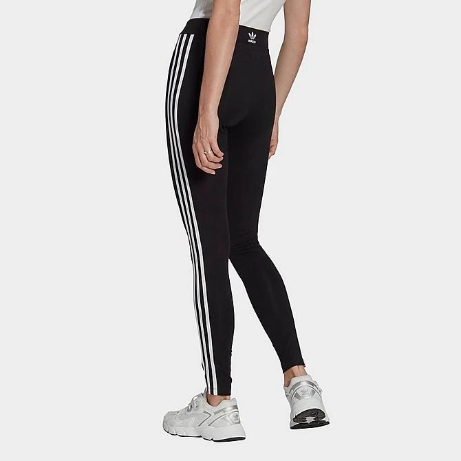 Women's Adidas Originals Adicolor Classics 3-Stripes Leggings Black - IB7383 001 4 Women's Adidas Originals Adicolor Classics 3-Stripes Leggings Black - IB7383 001 - Image 2