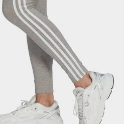 Women's Adidas Originals Adicolor Classics 3-Stripes Leggings Medium Grey Heather - IB7384 035 -Fashion General Store IB7384 035 M4