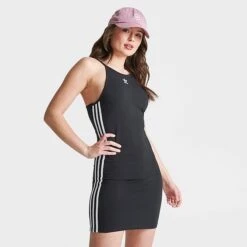 Women's Adidas Originals Adicolor Classics Tight Summer Dress Black - IB7401 001