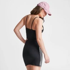 Women's Adidas Originals Adicolor Classics Tight Summer Dress Black - IB7401 001 -Fashion General Store IB7401 001 M4