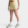 Women's Adidas Originals 3-Stripes Shorts Almost Yellow - IB7425 740