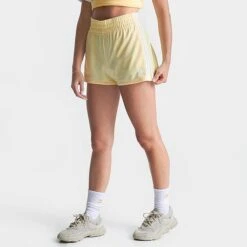 Women's Adidas Originals 3-Stripes Shorts Almost Yellow - IB7425 740