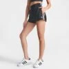 Women's Adidas Originals 3-Stripes Shorts Black - IB7426 001 -Fashion General Store IB7426 001 M1