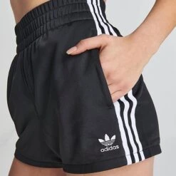 Women's Adidas Originals 3-Stripes Shorts Black - IB7426 001 -Fashion General Store IB7426 001 M5