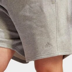Women's Adidas ALL SZN Fleece Shorts (Plus Size) Medium Grey Heather - IC1608 035 10 Women's Adidas ALL SZN Fleece Shorts (Plus Size) Medium Grey Heather - IC1608 035 -Fashion General Store IC1608 035 M4