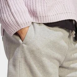 Women's Adidas ALL SZN Fleece Shorts (Plus Size) Medium Grey Heather - IC1608 035 11 Women's Adidas ALL SZN Fleece Shorts (Plus Size) Medium Grey Heather - IC1608 035 -Fashion General Store IC1608 035 M5