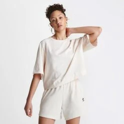 Women's Adidas Originals Premium Essentials T-Shirt Wonder White - IC5252 100 -Fashion General Store IC5252 100 M3