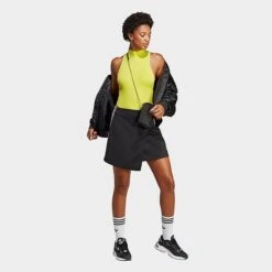 Women's Adidas Originals Adicolor Classics 3-Stripes Short Wrapping Skirt Black - IC5475 001 -Fashion General Store IC5475 001 M3