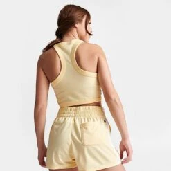 Women's Adidas Originals Crop Tank Almost Yellow - IC6061 740 -Fashion General Store IC6061 740 M4